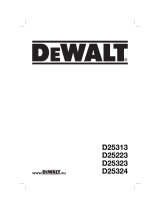 DeWalt D25223K Manual do usuário