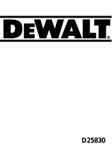 DeWalt D25830K Manual do usuário