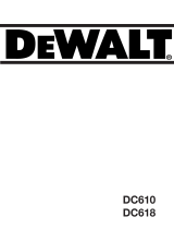 DeWalt DC610KN Manual do proprietário