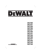 DeWalt DC730K Manual do proprietário