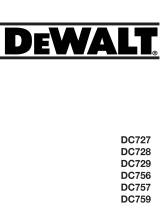 DeWalt DC759 Manual do proprietário