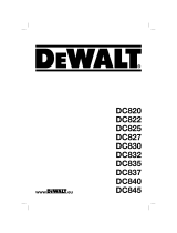 DeWalt DC840 Ficha de dados