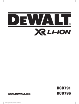 DeWalt DCD796D2-GB Manual do proprietário
