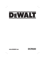 DeWalt DCR020 Manual do proprietário