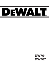 DeWalt DW707E Manual do usuário