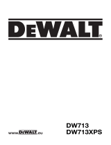 DeWalt DW713XPS Manual do usuário