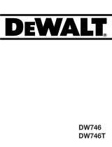 DeWalt DW746X Ficha de dados