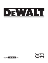 DeWalt DW771 Manual do proprietário