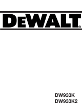 DeWalt DW933K Manual do usuário