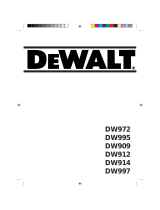 DeWalt DW972 Ficha de dados