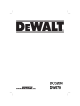 DeWalt DW979 Manual do proprietário