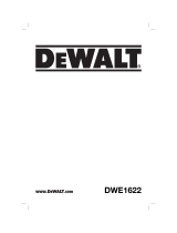 DeWalt DWE1622 Manual do usuário