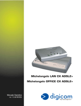 Digicom Michelangelo OFFICE CX ADSL2+ Manual do usuário