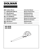 Dolmar AG-3629 Manual do proprietário