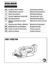 Dolmar AX1821H Manual do proprietário