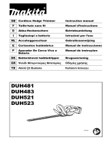Dolmar Akku-Heckenschere 52 cm 18V (ohne Akku, ohne Ladegerät) DUH523Z Manual do proprietário
