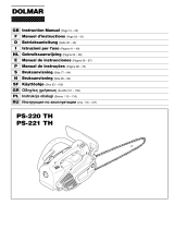 Dolmar PS-220 TH, PS-221 TH Manual do usuário