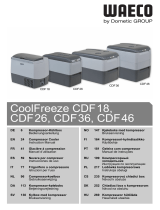 Waeco CoolFreeze CDF18, CDF26, CDF36, CDF46 Manual do usuário