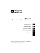Duerkopp Adler 271 - 274 Manual do proprietário