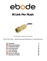 Ebode IR Link Pro Flush Manual do proprietário