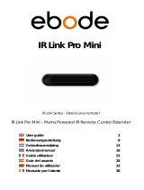 Ebode IR Link Pro Mini Manual do proprietário