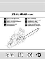 Oleo-Mac MTH 400 / MTH 4000 Manual do proprietário
