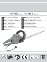 Efco HC750E Manual do proprietário