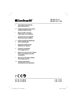 EINHELL GE-HC 18 Li T-Solo Manual do proprietário