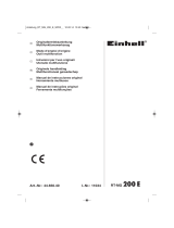 EINHELL RT-MG 200 E Manual do usuário