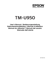 Epson Printer TM-U950 Manual do usuário
