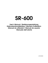 Epson SR-600 Manual do usuário