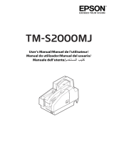 Epson TM-S2000MJ Manual do proprietário