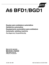 ESAB A6 BFD1 / BGD1 Manual do usuário