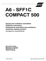ESAB A6 SFF1C Compact 500 Manual do usuário