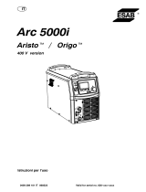 ESAB Arc 5000i Manual do usuário