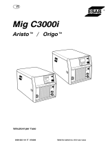ESAB Mig C3000i - Origo™ Mig C3000i, Aristo® Mig C3000i Manual do usuário