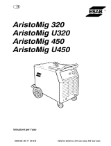 ESAB Aristo®Mig 320, Aristo®Mig 450 Aristo®Mig U320, Aristo®Mig U450 Manual do usuário
