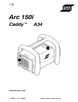 ESAB Caddy® Arc 150i A34 Manual do usuário