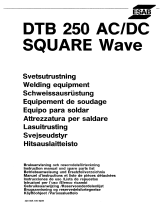 ESAB DTB 250 AC/DC Square wave Manual do usuário