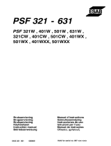 ESAB PSF 501WXX Manual do usuário