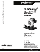 Evolution Power Tools RAGE4 Manual do usuário
