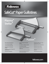 Fellowes fusion a3 guillotine snijmachine Manual do usuário