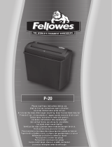 Fellowes Powershred P-20 Manual do usuário