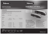 Fellowes Saturn 3i A4 (CRC57248) Manual do usuário