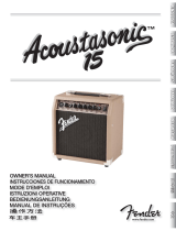 Fender  Acoustasonic™ 15 Manual do proprietário