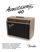 Fender  Acoustasonic™ 40 Manual do proprietário