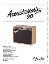 Fender  Acoustasonic™ 90 Manual do usuário