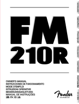 Fender 210R Manual do usuário