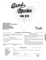 Fender Bandmaster VM 212 Speaker Enclosure Manual do usuário