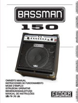 Fender Bassman 150 (2005-2010) Manual do usuário